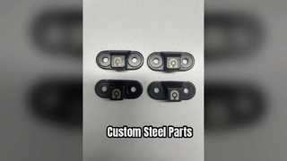 Laser Bagian Kecil Baja Hitam Kustom Terukir